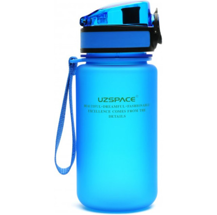 Бутылка для воды UZspace Frosted 350 мл Голубая 3034