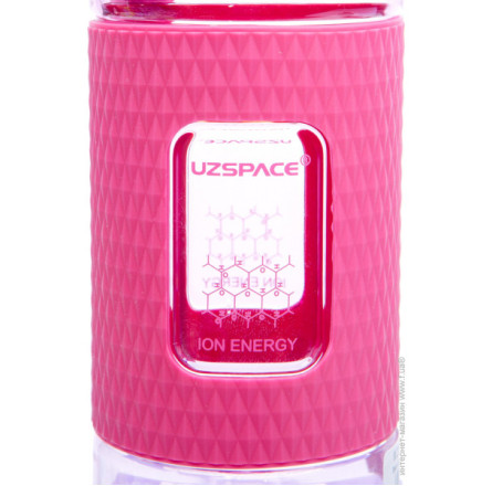 Бутылка для воды UZspace Diamond 370 мл Розовая 5043