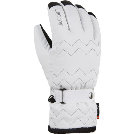 Cairn перчатки Abyss 2 W white zigzag 6