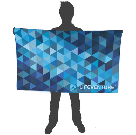 Lifeventure полотенце Soft Fibre Triangle blue Giant