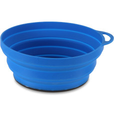 Lifeventure тарелка Silicone Ellipse Bowl blue