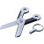 Munkees 2501 брелок-ножницы Mini-Scissors steel