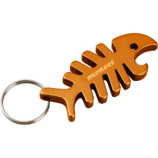 Munkees 3428 брелок-открывашка Fish Bone orange
