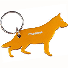 Munkees 3454 брелок-открывашка German Shepherd orange