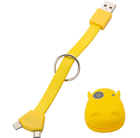 Munkees 3700 брелок-зарядка Smart Charger yellow