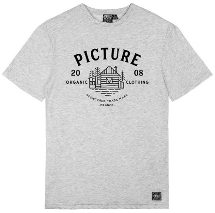 Picture Organic футболка Brady grey melange XL