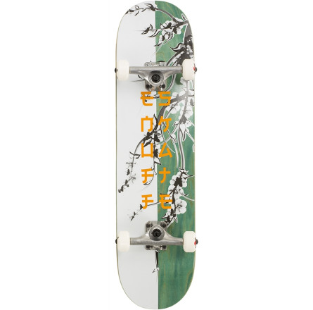 Enuff скейтборд Cherry Blossom white-teal