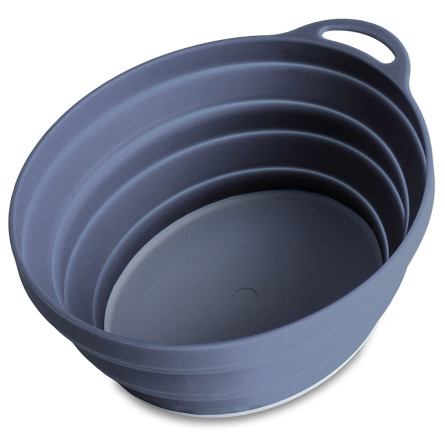 Lifeventure тарелка Silicone Ellipse Bowl graphite