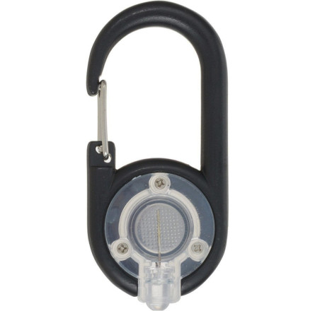 Munkees 1078 брелок-фонарик Carabiner LED black