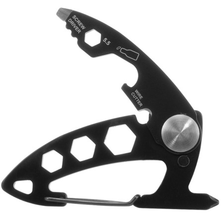 Munkees 2533 брелок-мультиинструмент 9-function Card Tool black
