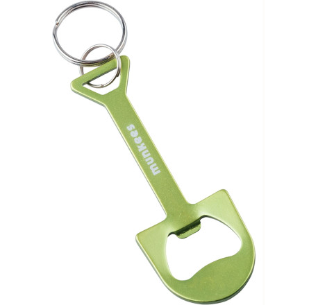 Munkees 3471 брелок-открывашка Shovel green