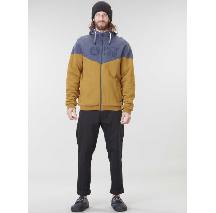 Picture Organic толстовка Basement Plush Hoody dark golden L