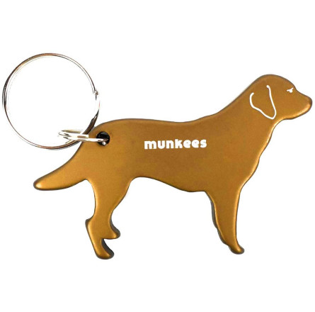 Munkees 3455 брелок-открывашка Labrador orange