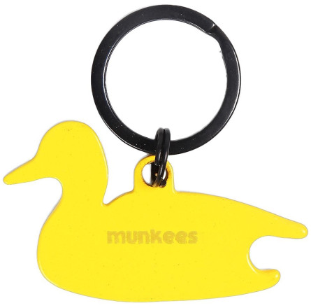 Munkees 35372 брелок-открывашка SS Duck yellow
