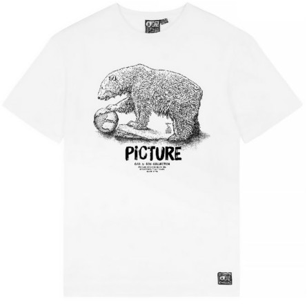 Picture Organic футболка Bear D-S white M