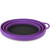 Lifeventure тарелка Silicone Ellipse Bowl purple
