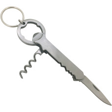 Munkees 3456 брелок-нож-штопор SS Corkscrew steel