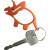 Munkees 3474 брелок-открывашка Triceratops orange
