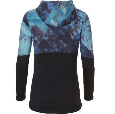 Rehall реглан с капюшоном Yara W graphic mountains aqua L