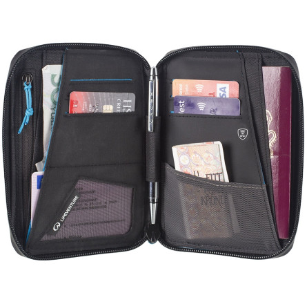 Lifeventure кошелек RFID Mini Travel Wallet black