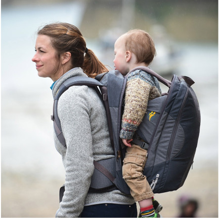 Little Life рюкзак для переноски ребенка Traveller S3 Premium grey