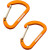 Munkees 3251 карабин Flat Wiregate 4 mm x 40 mm (пара) orange