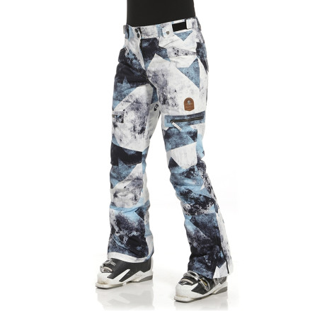 Rehall брюки Keely W 2021 graphic mountains blue white L