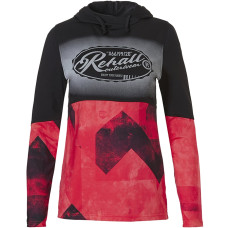 Rehall реглан с капюшоном Yara W graphic mountains red pink L