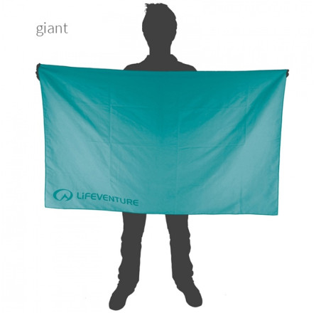 Lifeventure полотенце Recycled Soft Fibre Trek teal Giant