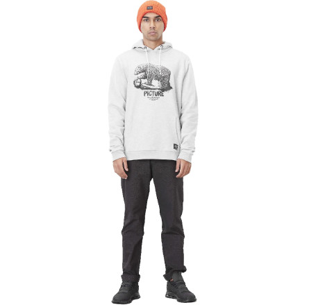 Picture Organic толстовка Bear D-S Hoody grey melange L