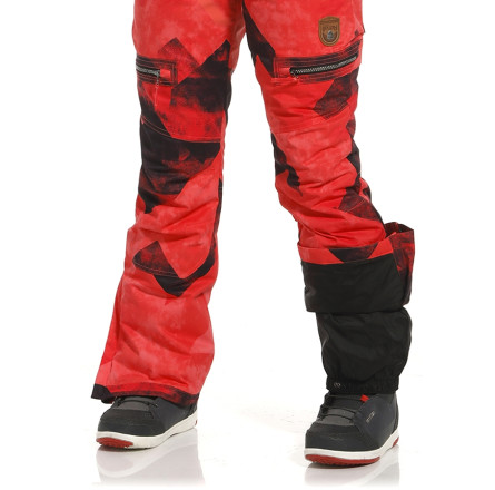 Rehall брюки Keely W 2021 graphic mountains red pink L