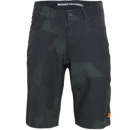 Rehall шорты Brake olive sguare camo L