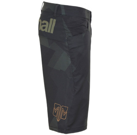 Rehall шорты Brake olive sguare camo L
