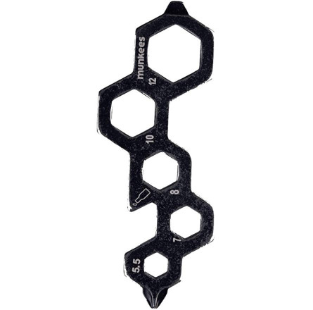Munkees 2539 брелок-мультиинструмент Tool Caterpillar black