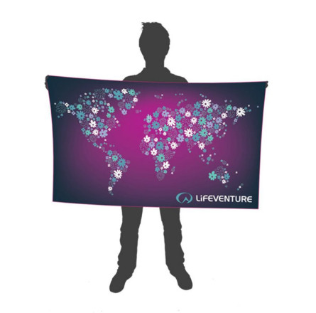Lifeventure полотенце Soft Fibre Printed Flowers Giant