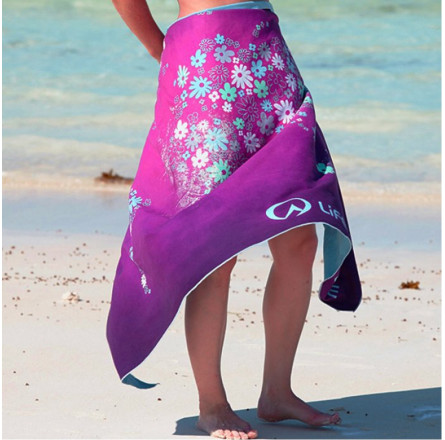 Lifeventure полотенце Soft Fibre Printed Flowers Giant