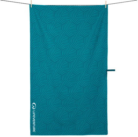 Lifeventure полотенце Soft Fibre Printed Teal Giant