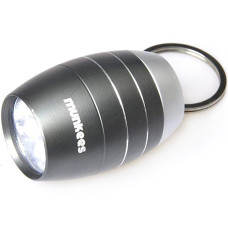 Munkees 1082 брелок-фонарик Cask shape 6-LED light grey
