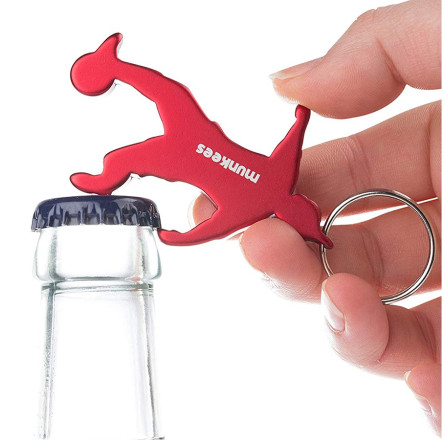 Munkees 3490 брелок-открывашка Football Player red
