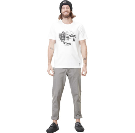 Picture Organic футболка Doggy Bag D-S white L