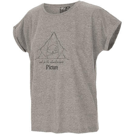 Picture Organic футболка Liz W dark grey melange L