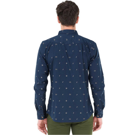 Picture Organic рубашка Traveler dark blue camp L