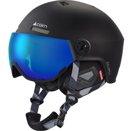 Cairn шлем Eclipse Rescue mat black-blue ium 56-58