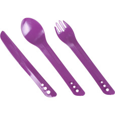 Lifeventure вилка, ложка, нож Ellipse Cutlery purple