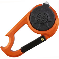 Munkees 1089 брелок-фонарик Carabiner LED with Bottle Opener NEW orange