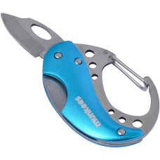 Munkees 2517 брелок-нож Mini Carabiner Knife blue