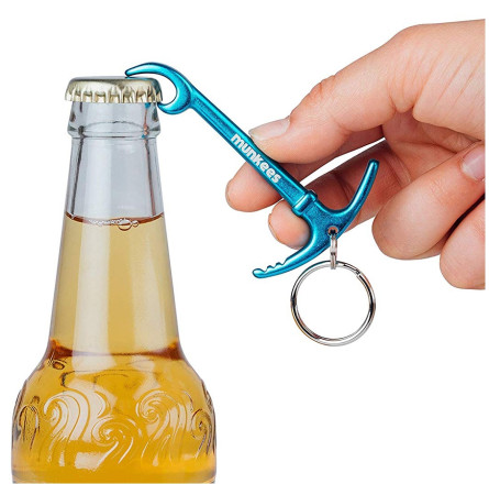 Munkees 3406 брелок-открывашка Ice Pick blue