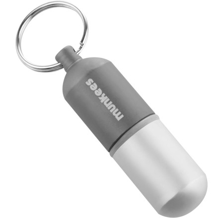 Munkees 3626 брелок Waterproof Capsule Medium grey