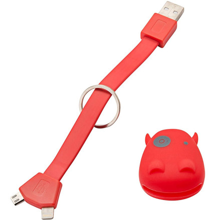 Munkees 3700 брелок-зарядка Smart Charger red