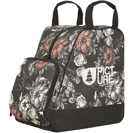 Picture Organic сумка для ботинок Shoe Bag peonies black